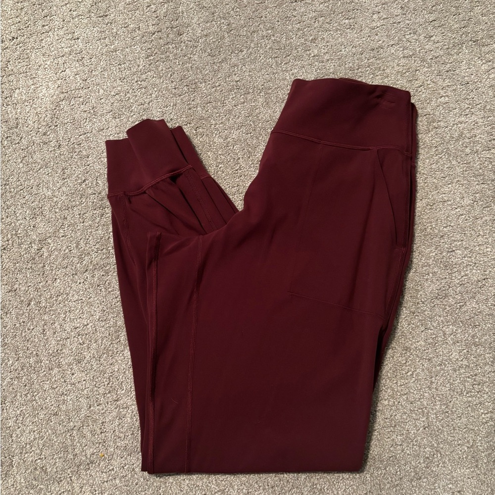 Burgundy Lululemon Joggers